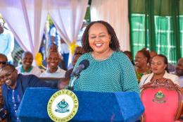 File Image of Governor Anne Waiguru in Kirinyaga County.